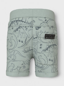 NAME IT Sweat Shorts Vermo Aqua Gray Tone Dino