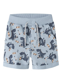 NAME IT Shorts Vermo Blue Fog Dino Skater