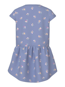 NAME IT Kjole Vigga Purple Impression Floral Bundles