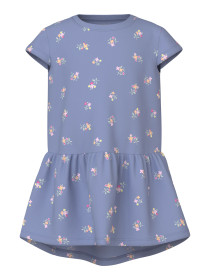 NAME IT Kjole Vigga Purple Impression Floral Bundles