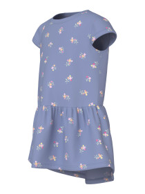 NAME IT Kjole Vigga Purple Impression Floral Bundles