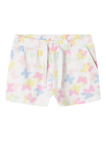 NAME IT Shorts Vigga Bright White Butterfly