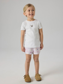 NAME IT Shorts Vigga Lavender Fog Hearts