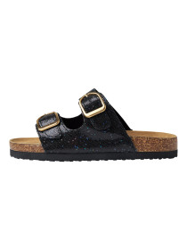NAME IT Sandal Flora Black Glitter