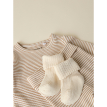 NAME IT 2-Pak Strømper Nugat Antique White Sesame