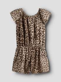 NAME IT Playsuit Vinaya Black Leopard 