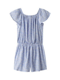 NAME IT Playsuit Vinaya Serenity White Flower