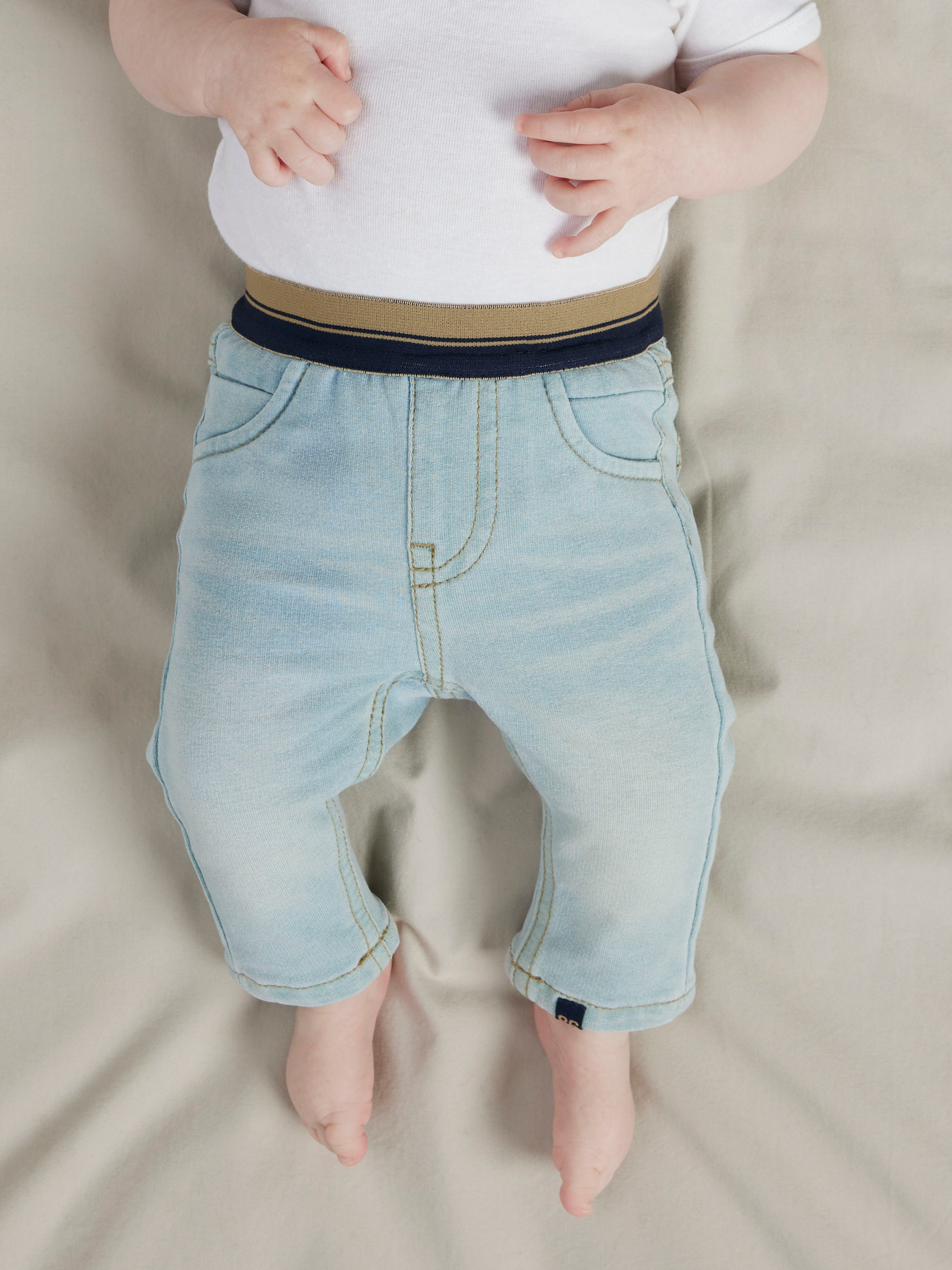 NAME IT Slim Sweat Jeans Silas Blue Denim billede