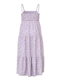 NAME IT Maxi Kjole Vinaya Lavender Fog