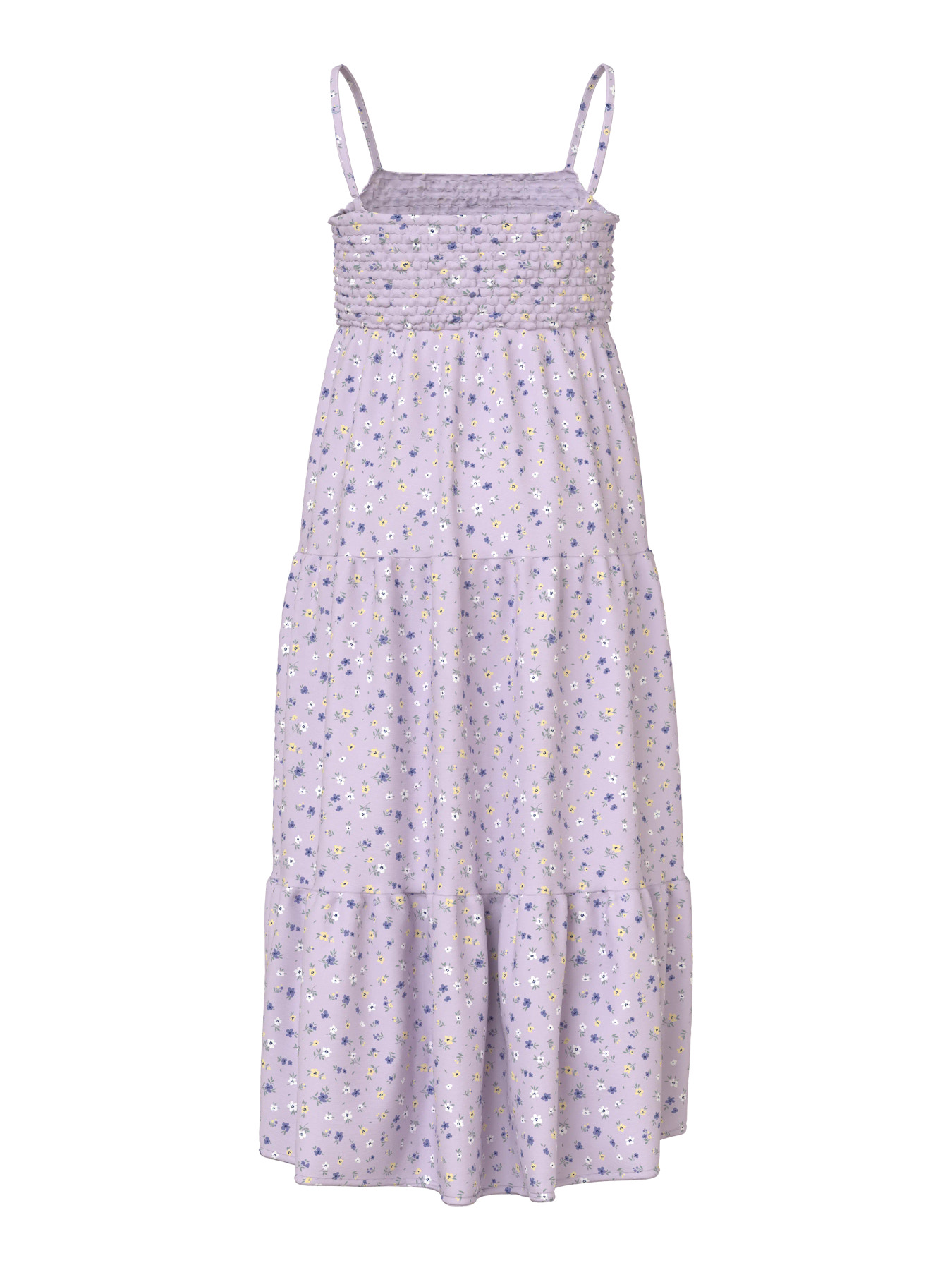 NAME IT Maxi Kjole Vinaya Lavender Fog