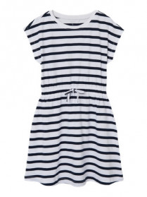 NAME IT Kortærmet Kjole Mie Dark Sapphire Stripes