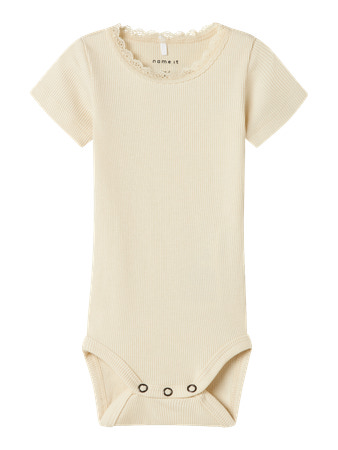 NAME IT Modal Body Kortærmet Kab Summer Sand