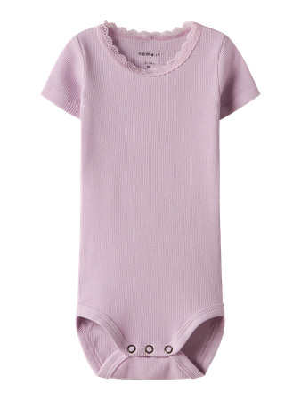 NAME IT Modal Body Kortærmet Kab Winsome Orchid