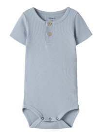 NAME IT Kortærmet Body Kab Blue Fog