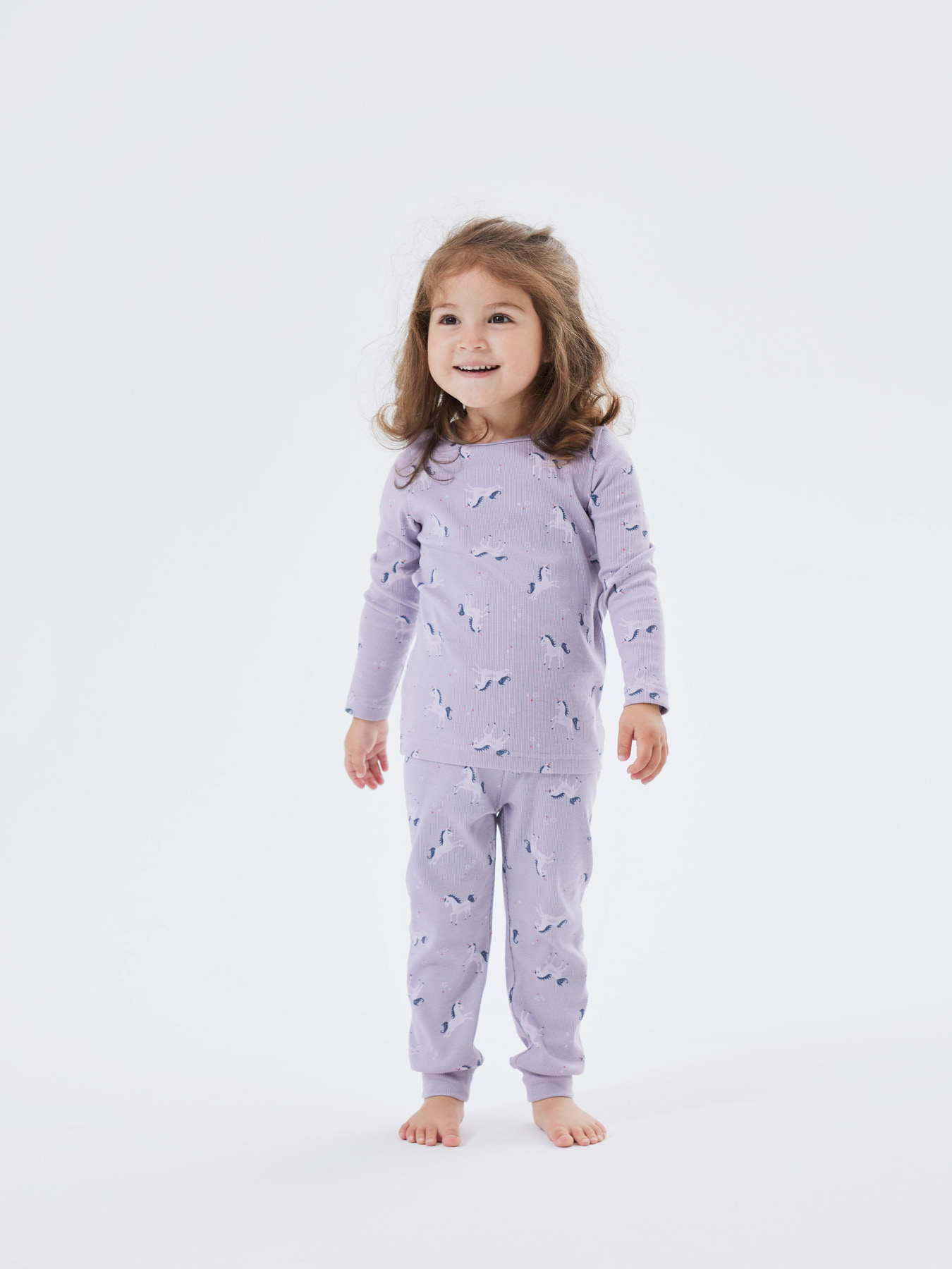 NAME IT Natsæt Rib Lavender Unicorn