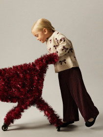 NAME IT Glimmer Wide Bukser Frisilk Burgundy