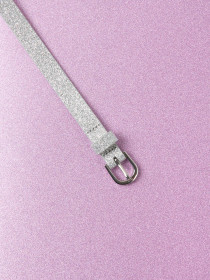 NAME IT Glimemr Bælte Nyra Silver