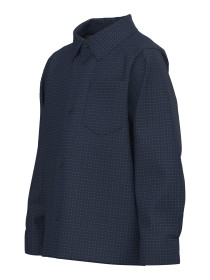 NAME IT Skjorte Vilfred Navy Blazer Dot Kentucky Blue