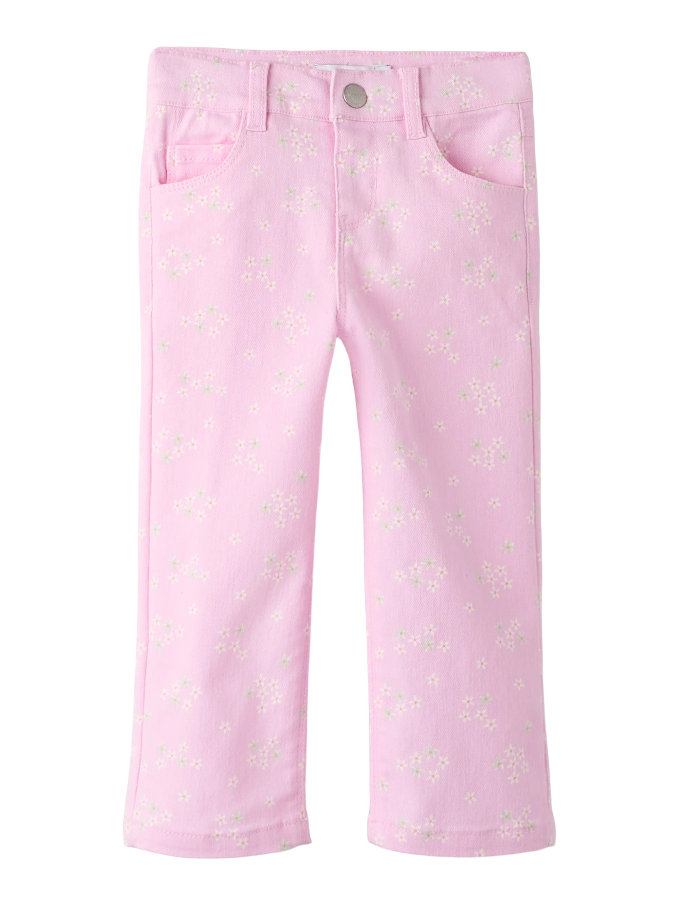 NAME IT Twill Bukser Rose Pirouette Flower