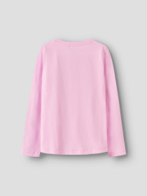 NAME IT Langærmet Løs Bluse Violet Sweet Dreams Butterfly