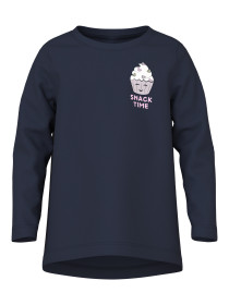 NAME IT Bluse Violet Navy Blazer