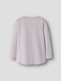 NAME IT Bluse Violet Lilac Marble