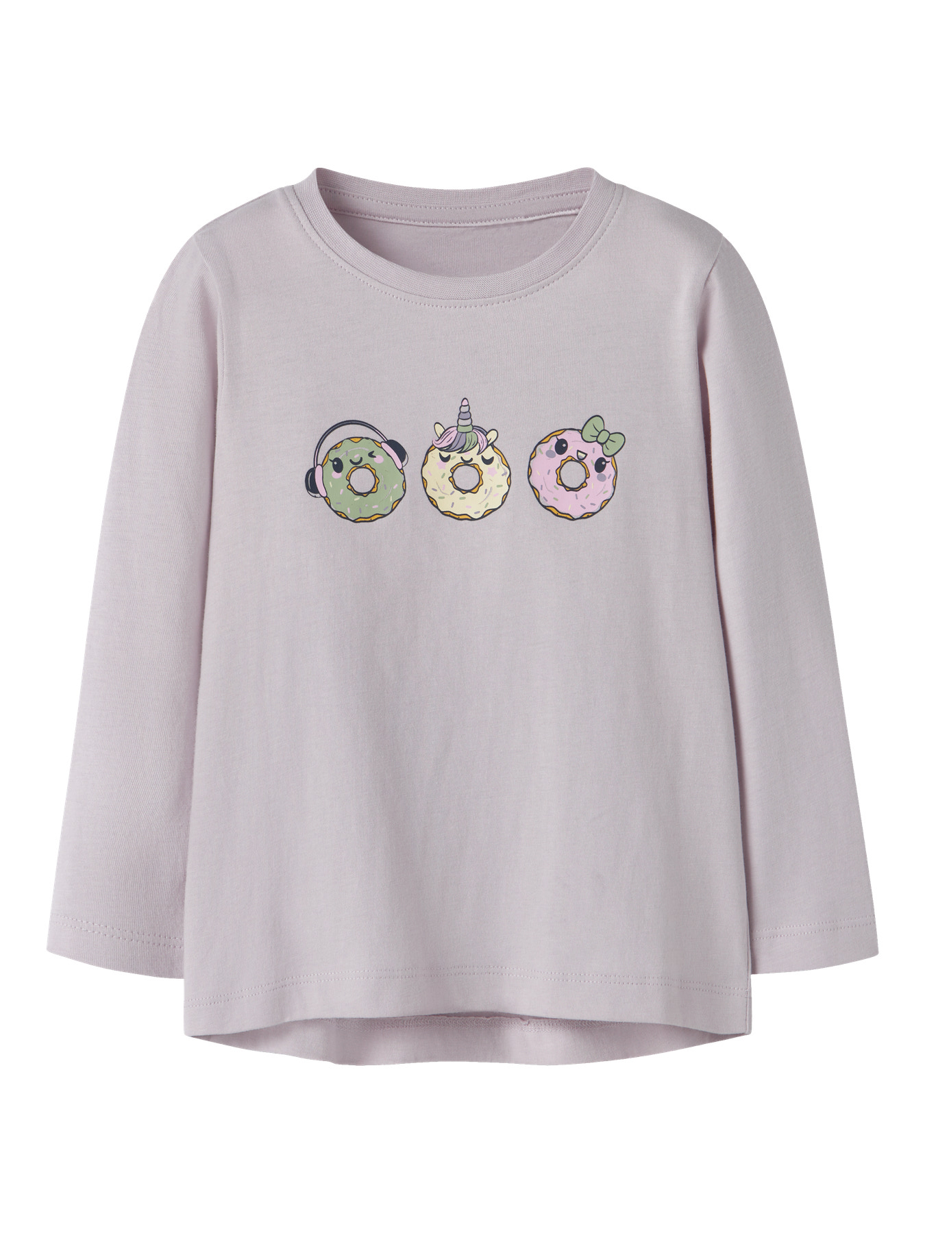 Name it Bluse - NmfViolet - Lilac Marble/Donuts