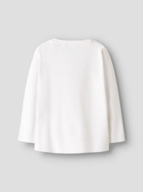 NAME IT Langærmet Bluse Vix Bright White Balloons