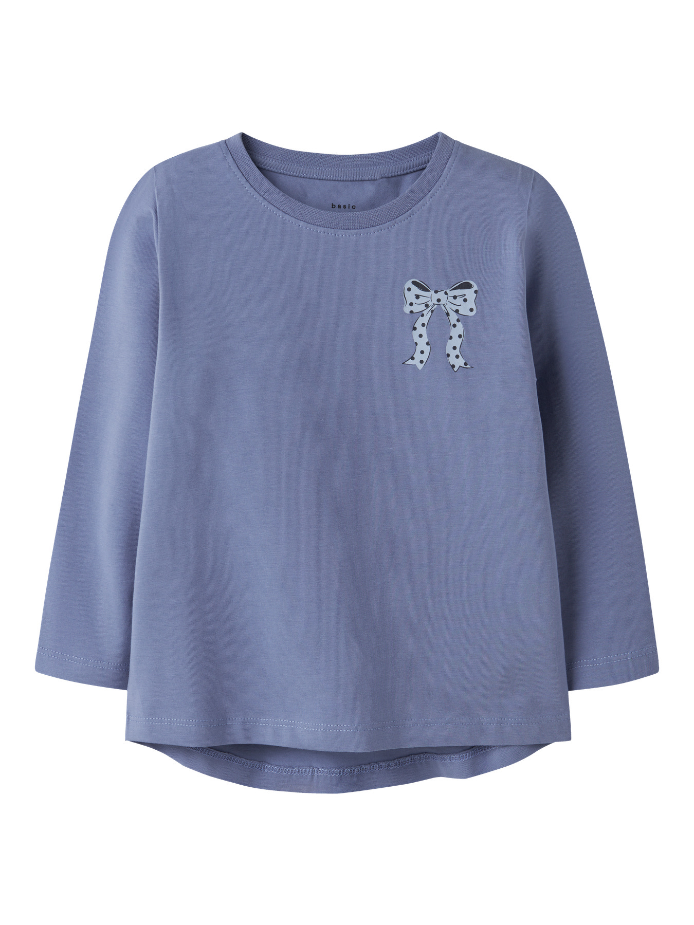 Name It Bluse Vix Dot Bow - Blue Ice