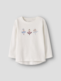 NAME IT Bluse Vix Cloud Dancer Dance