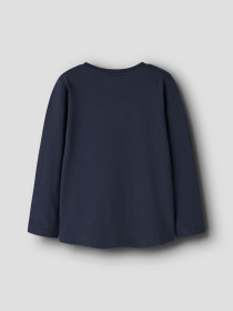 NAME IT Bluse Vix Navy Blazer Animal Ballerinas