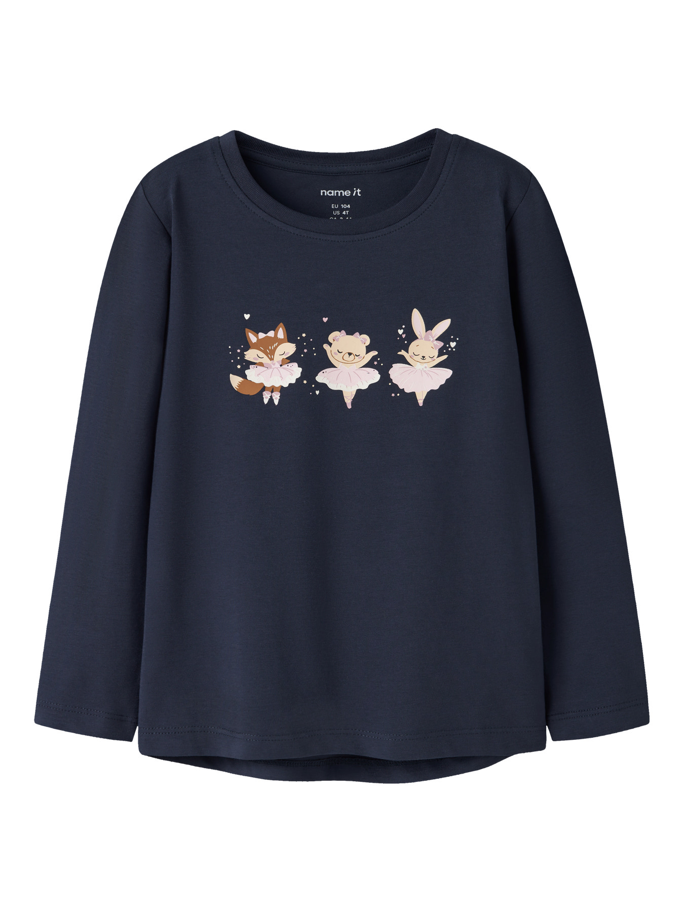 Name It Bluse - NmfVix - Navy Blazer/Animal Ballerinas