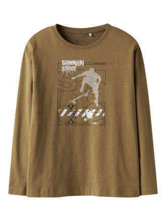 NAME IT Bluse Vagno Dull Gold Street