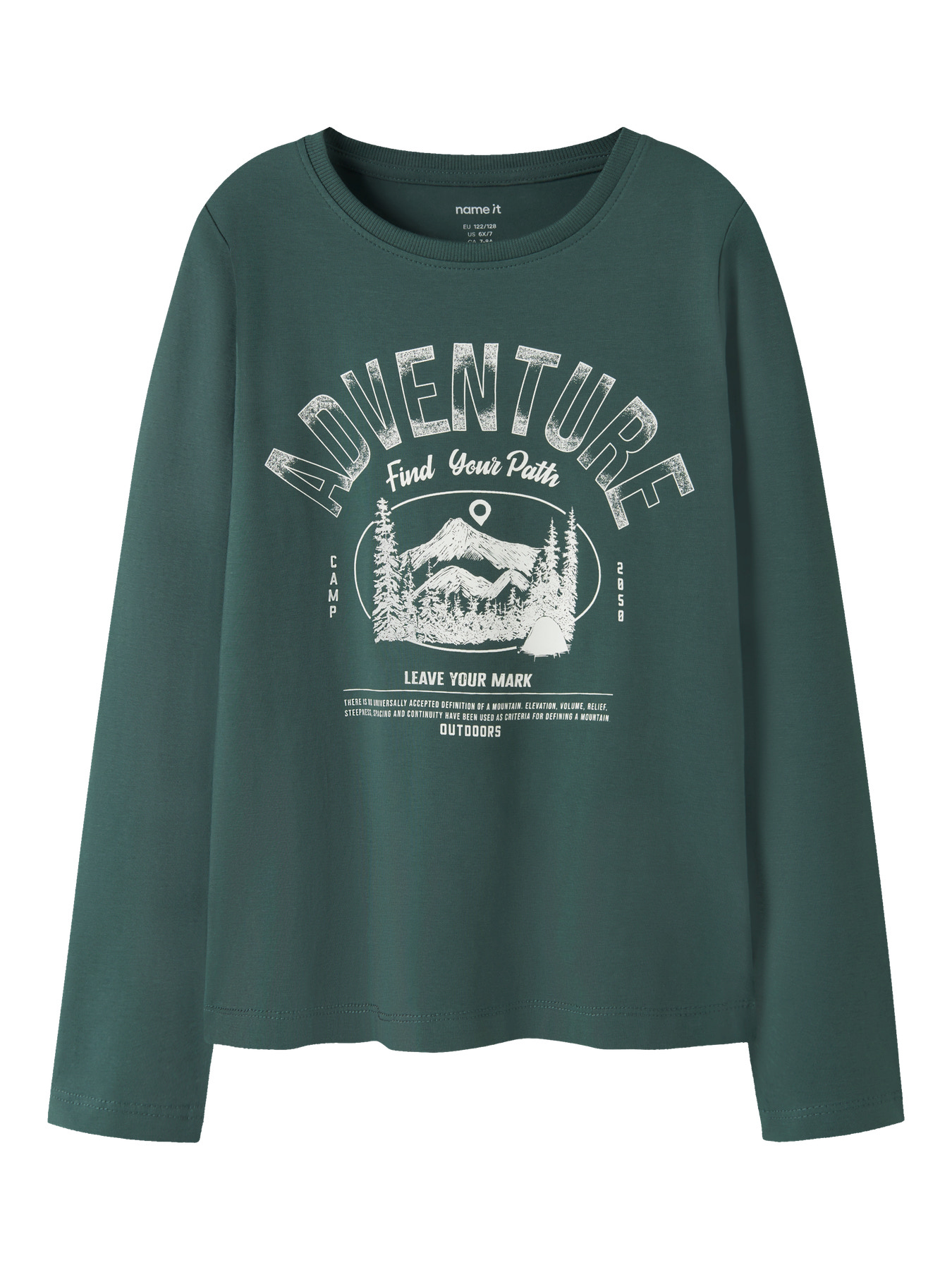 NAME IT Langærmet Bluse Vux Bistro Green Adventure