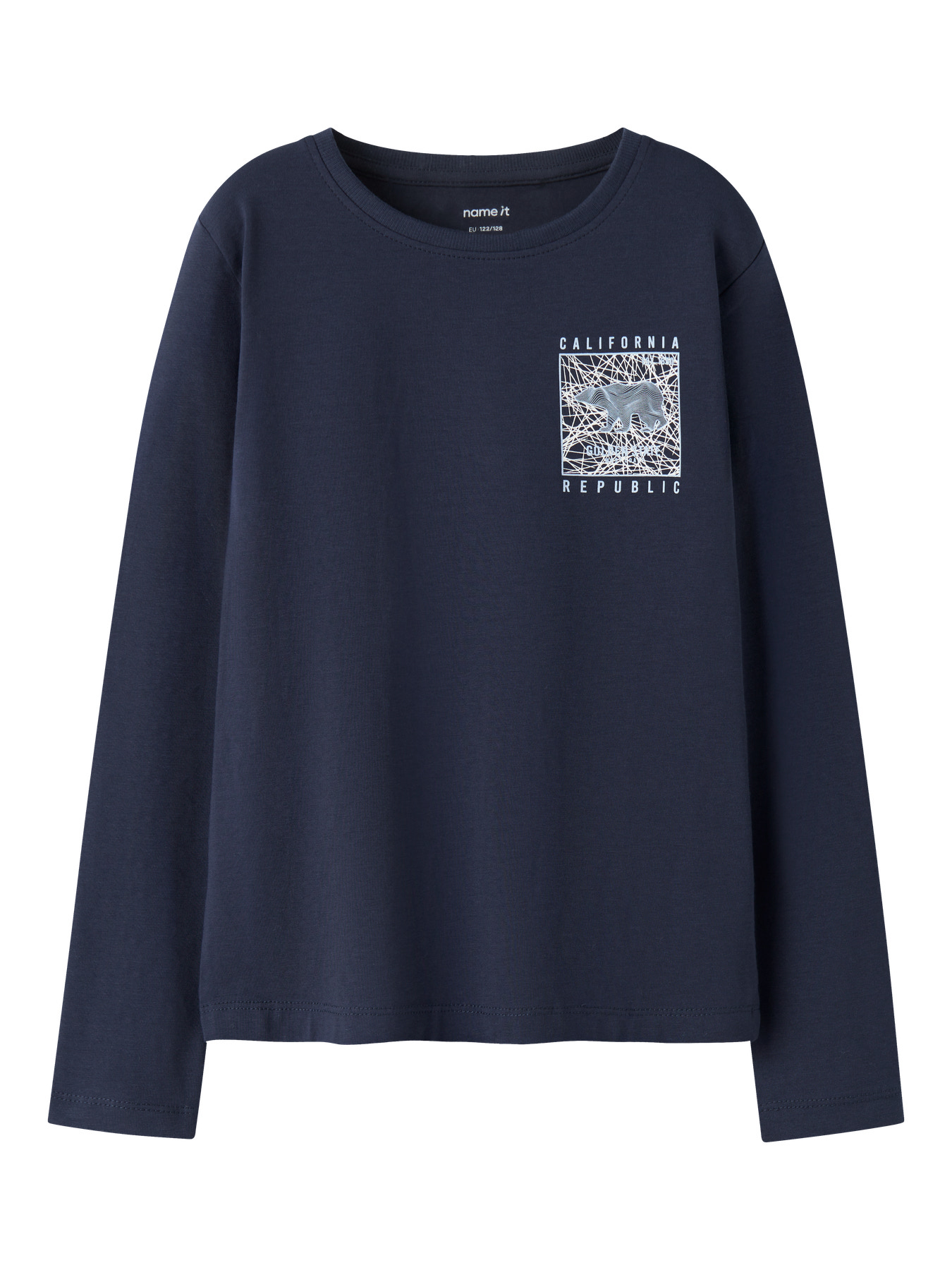 NAME IT Langærmet Bluse Vux Navy Blazer Golden