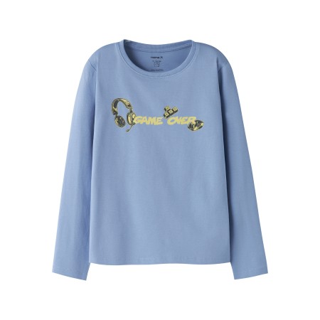 NAME IT Langærmet Bluse Vux Endless Sky Game Over