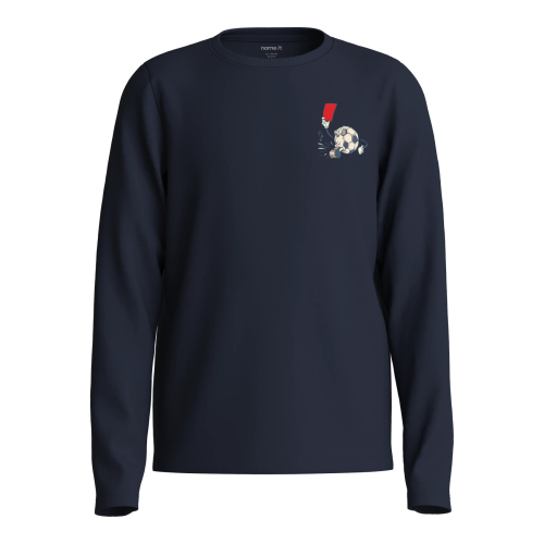 Name It Bluse - NkmVux - Navy Blazer/Red Card
