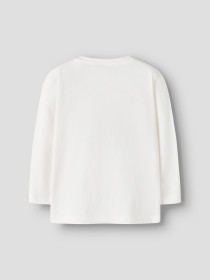 NAME IT Bluse Loose Vagno Cloud Dancer Monster