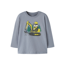 NAME IT Løs Langærmet Bluse Vagno Tradewinds Badger