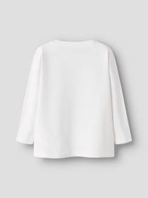 NAME IT Bluse Vux Bright White Jungle Car