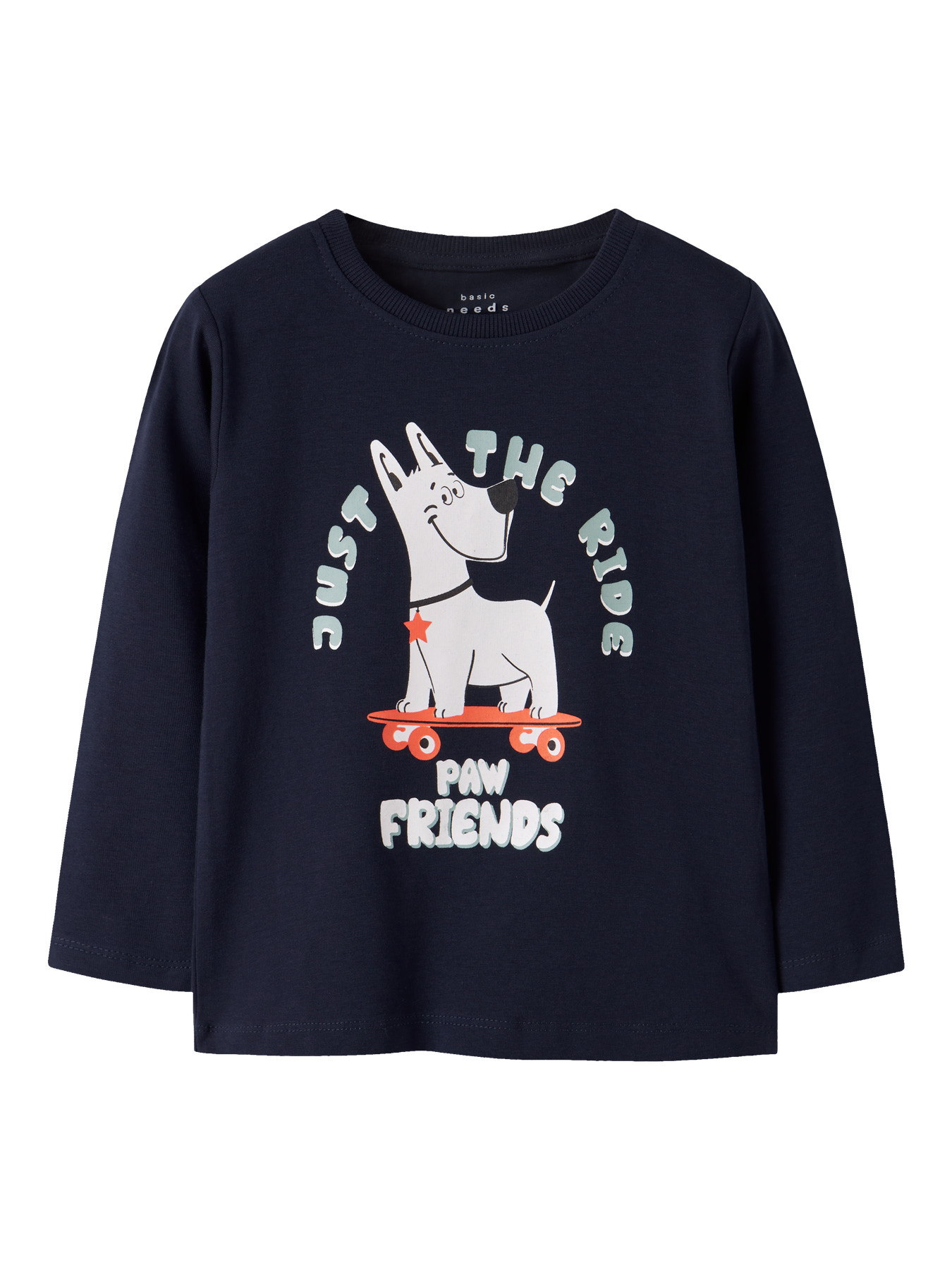 NAME IT Bluse Vux Navy Blazer Skate Dog