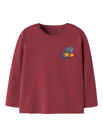 NAME IT Bluse Vux Burnt Russet Dino Basket