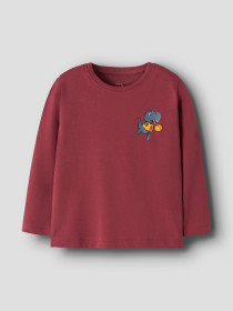 NAME IT Bluse Vux Burnt Russet Dino Basket