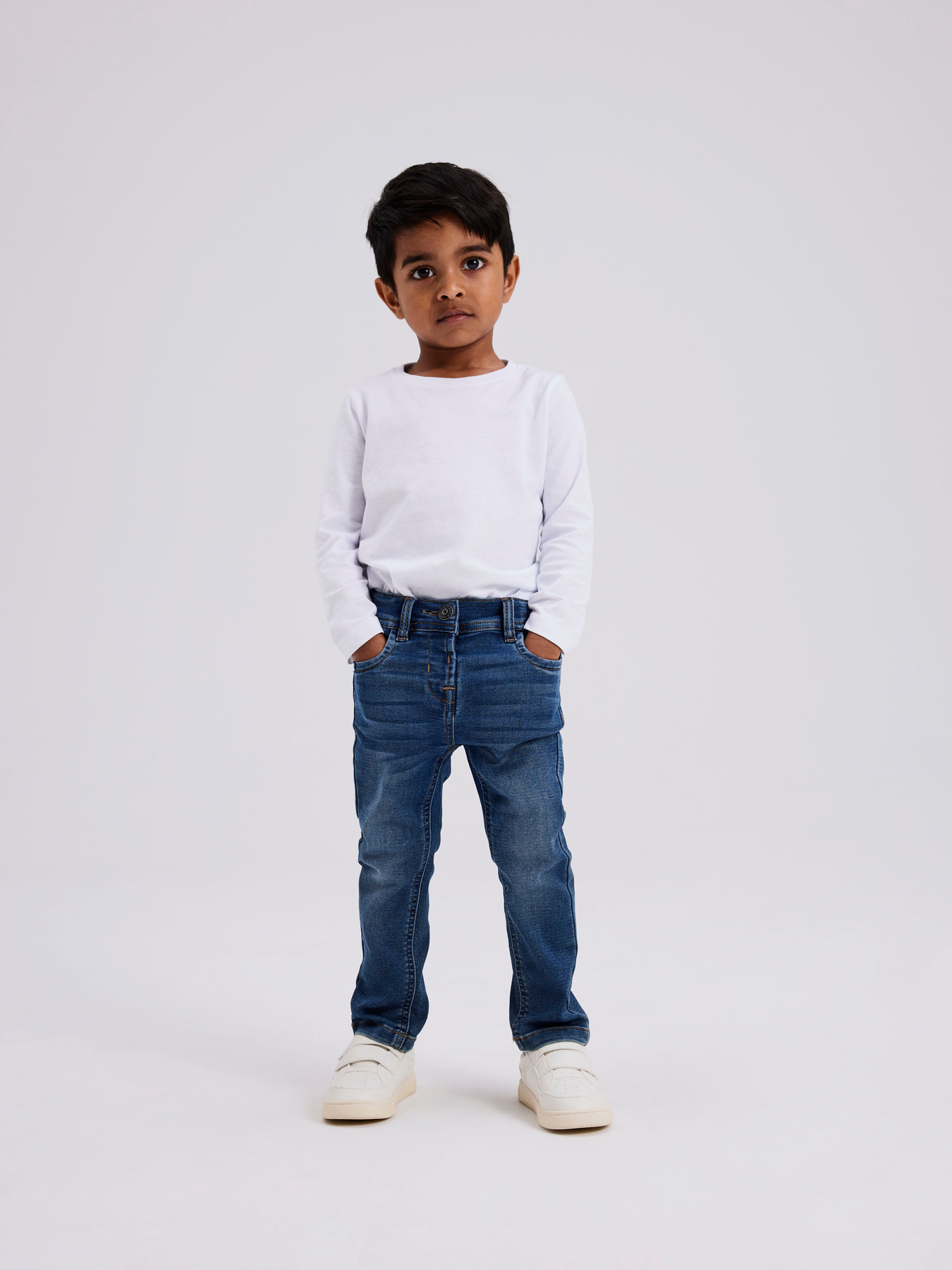 NAME IT Slim Sweat Jeans Silas Dark Blue Denim