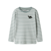 NAME IT Bluse Villy Green Milieu Dinosaur