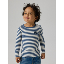 NAME IT Bluse Villy Vintage Indigo Tractor