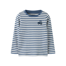 NAME IT Bluse Villy Vintage Indigo Tractor