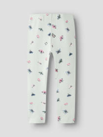 NAME IT Leggings Vivian Pale Aqua Butterflies