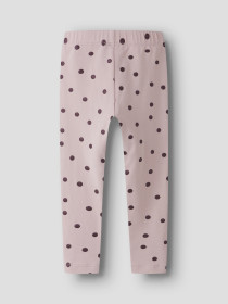 NAME IT Legging Glitter Vivian Burnished Lilac Peppercorn Dot