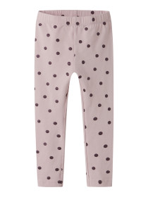 NAME IT Legging Glitter Vivian Burnished Lilac Peppercorn Dot